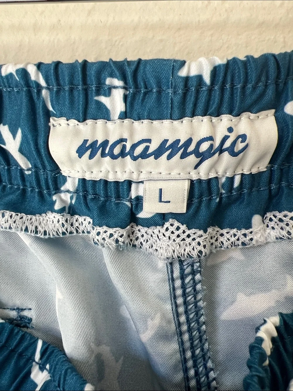MaaMagic- Men’s Shark BoardShorts  Coastal, Beach, Vacation, Surf lifestyle